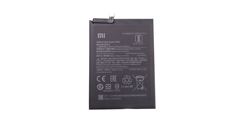 Redmi Note 9 Pro Battery Image